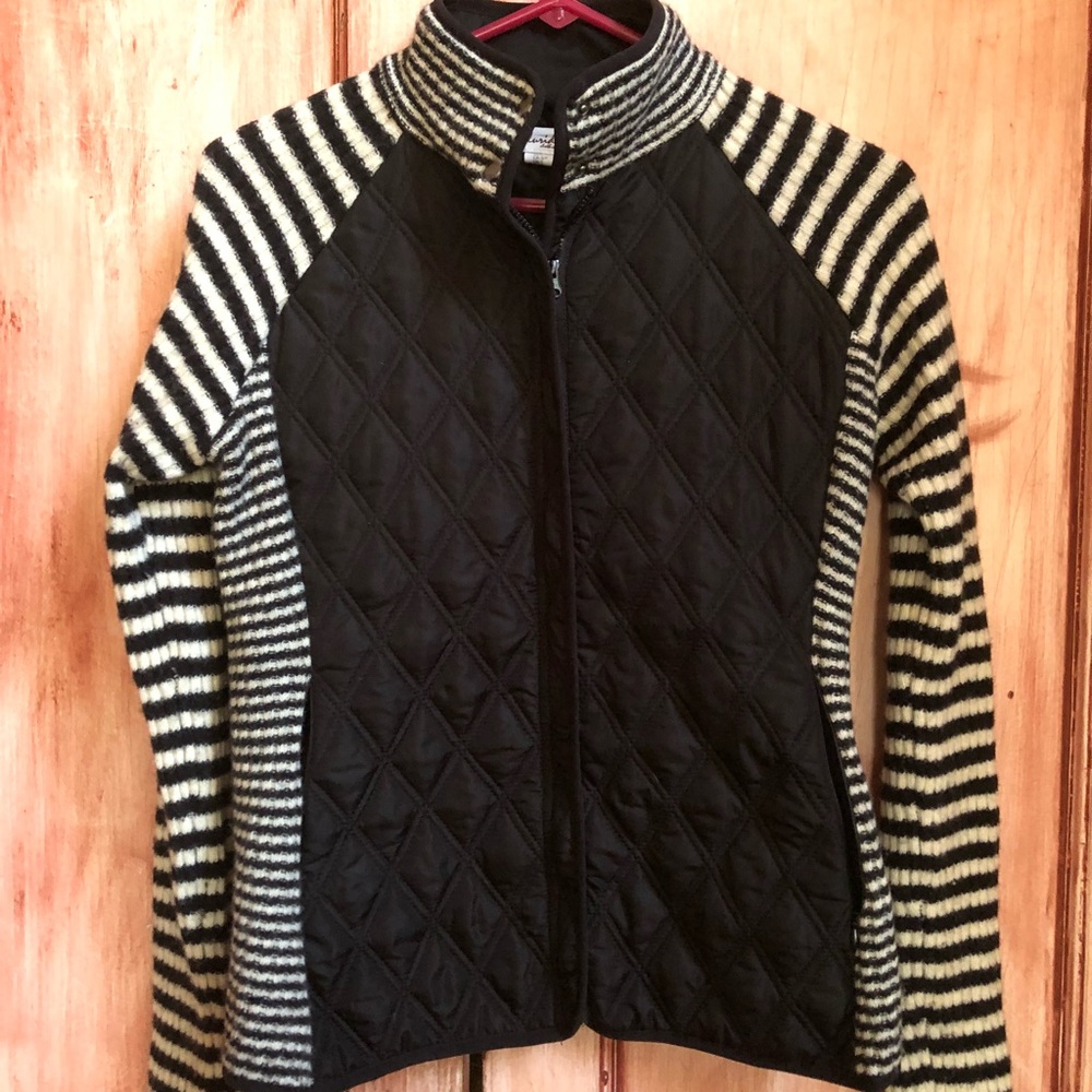 Telluride sweater quilted jacket